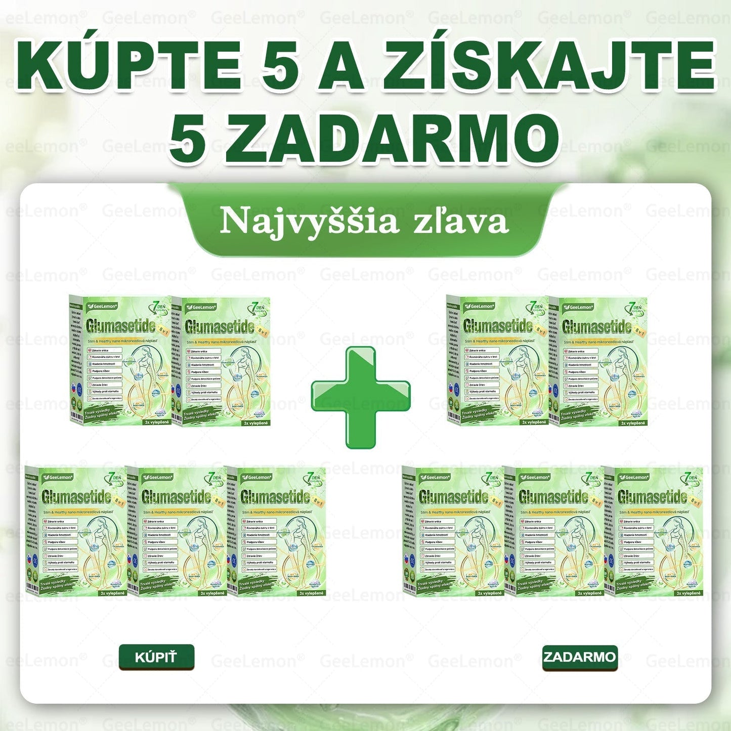 💎Odporúčané UNB · 👩‍⚕️Oficiálny obchod Dr. Max | 🎁 𝐆𝐞𝑒𝐿𝑒𝐦𝐨𝐧® Glumasetide 8 v 1 Nano mikrotŕňový náplasť – Len raz denne ✅ Viditeľné zmeny za 7 dní na obezitu, ochabnutú pokožku a zdravie