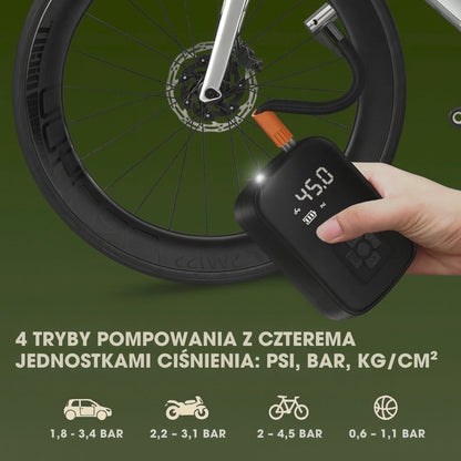 AirGo Pro® - Przenośna elektryczna pompka powietrza