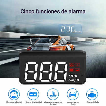 OBD2 HUD Car Head Up Display Proyector Velocímetro